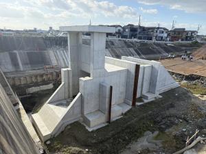 東億田２期地区（半田市）樋門改修状況