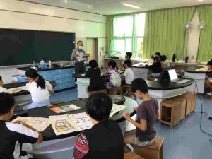 10月2日　豊川市立御津北部小学校　4年生