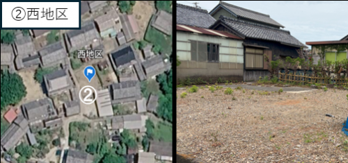 離着陸場所 西地区